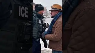 ICE AGENT ARRESTS A NATIVE AMERICAN MAN  #ice #raids #usa