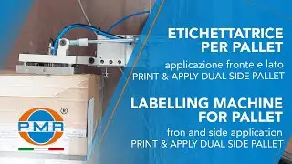 PRINT & APPLY DUAL SIDE PALLET LABELLING MACHINE