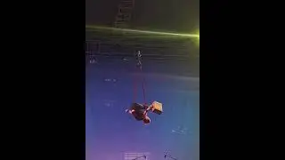 Alisa Mae Aerial Straps Act- NY Circus Festival in Byrant Park
