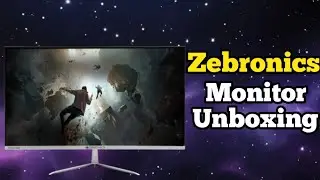 Zebronics 24 Inch Monitor Unboxing Video, Zebronics 24 Inch Monitor Vlong 