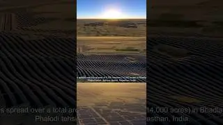 World biggest solar park in India🇮🇳🌄 #shorts #india #factsinhindi