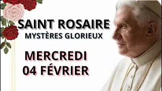 📿 Saint Rosaire Mercredi 04/02 Mystères Glorieux