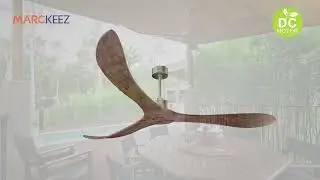 100 Inch indoor Ceiling Fans no Lights Solid Wood  blade