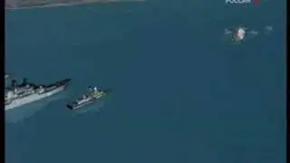Russian military navy has destroyed two georgian naves
