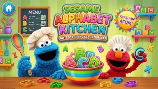 Sesame Street Alphabet Kitchen. Best Game for Kids