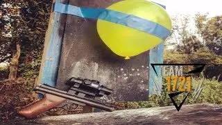 Benjamin EB20 CO2 Pistol 100 Yard Shot