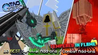10 BEST Survival Add-ons / Combat Add-ons For MCPE 1.21+