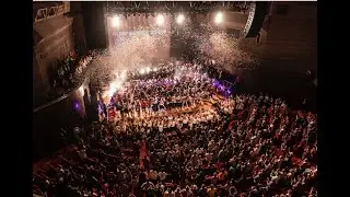 ACDC - FOR THOSE ABOUT TO ROCK played by 500 people