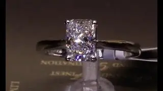#87965 | T1.35ct | Radiant Solitaire Diamond Engagement Ring | Set in Platinum