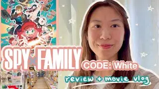 SPY x FAMILY CODE: White Review | movie and bookstore vlog