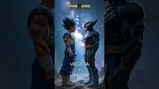 VEGETA AND VENOM HYBRID - THE IMAGINARY SUPERHERO HYBRID - AI VERSE #hybrid #vegeta #venom #fusion