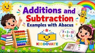 Additions and Subtraction with Abacus #maths #numbersystem#kidslearning#education#olympiad