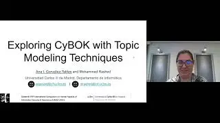 Exploring CyBOK with Topic Modeling Techniques