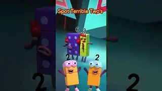 Can You Spot the Terrible Two's? 🟧🟧 | Learn to Count for Kids | @Numberblocks #shorts