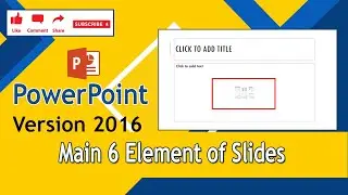 #powerpoint #powerpointvideo 6 Elements in slide of Powerpoint