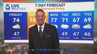 Southern California cools briefly before weekend warmup