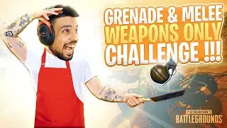 GRENADE & PAN ONLY CHALLENGE - PUBG MOBILE - FM RADIO GAMING