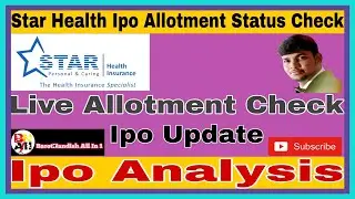 star health ipo allotment status check l star health ipo details l star health ipo review l ipo news