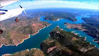 Barragem do Castelo de Bode, água de Agosto...