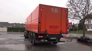 Mit dem Zuckerrüben LKW nach Offstein-30.11.18-Biebesheim-Riedstadt-Worms-Frankfurt-Mannheim-Wien-NY