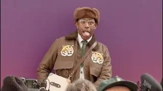 Tyler, the Creator at the Louis Vuitton Show in Paris