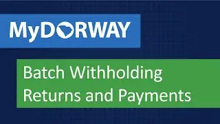 Как использовать программу пакетного удержания налогов в MyDORWAY