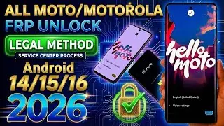 All Motorola FRP Bypass 2026 | Android 15&ndash;16 | New Working Method | No PC