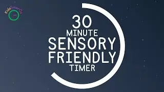 30 Minute Sensory Friendly Timer - Kids Visual Timer