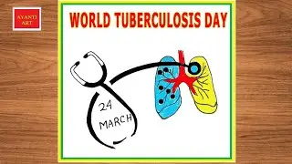World Tuberculosis Day Drawing / World Tuberculosis Day Poster / Tuberculosis Day Drawing