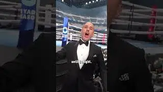 Jon Anik is ready #CaneloCrawford prelims live on YouTube