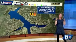 Five of six people located after heavy fire with entrapments in Lakeview