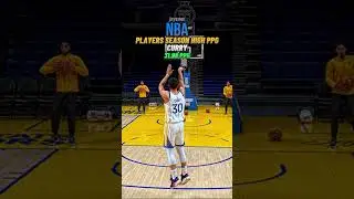 NBA Players Season High Points Per Game #nba2k26 #basketball #nba #lebron #jordan #kobe #curry #fyp