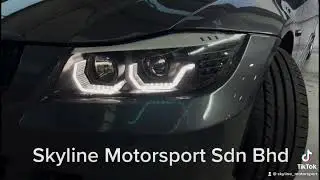 Bmw E90 05-10 Projector Head Lamp 3D Ring DRL Led Call 0167335279