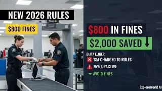 10 Essential Airport Tips to Avoid $800 Fines in 2026 | New Airport Rules in 2026