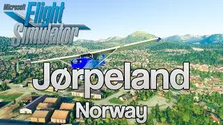 Microsoft Flight Simulator 2020 -  Flying over Jørpeland, Norway