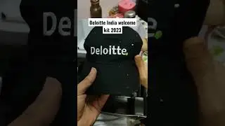 Deloitte India welcome kit 2023 #bigfour #deloitte #onboarding #consulting #mba