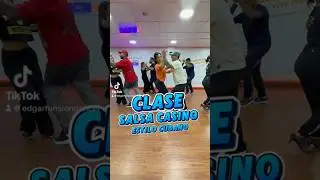 Salsa Casino // CLASE  Timba Estilo Cubano 🇨🇺 Tema: Se bot&oacute; Pa la Calle Profe:@edgarfusiondancer