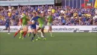 Kieran Foran immitates Bretty Kenny