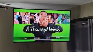 A Thousand Words Blu-ray Menu Walkthrough (2012)