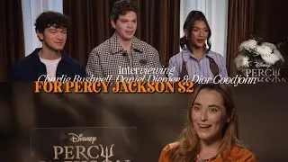 CHARLIE BUSHNELL, DANIEL DIEMER & DIOR GOODJOHN | Percy Jackson S2 x Alicespixels 🧡 #percyjackson 