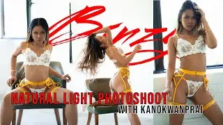 Behind the Scenes: Natural Light Studio Lingerie Shoot  | BTS + POV: Sony A7IV & RayBan Meta Glasses