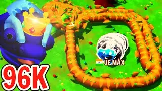 96,000 SCORE WITH MAGNET TRICK !? Karma King - Snake Rivals