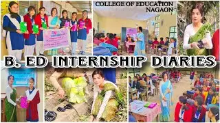 B.ed Internship Memories (Part- 2)/College of Education Nagaon/ B.Ed course/ Internship