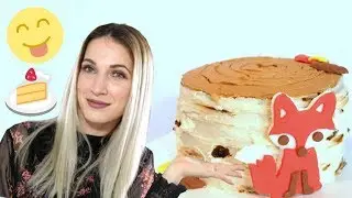 HOW TO MAKE BABY FOX AND BIRCH TREE CAKE 🍰| BABY SHOWER CAKE 🍼