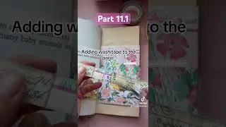Part 11.1 final collage and slow stitch#diy #artsandjournal #embroidery #collage#azastudiodesign