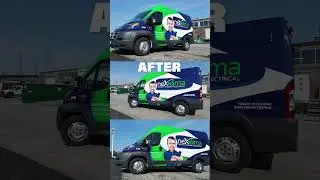 NexKlima Van Branding with Striking Blue and Green!