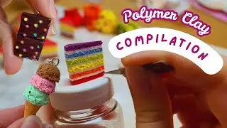 How to Make Miniature Food with Polymer Clay! DIY Compilation 
