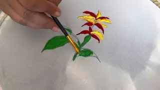 Emboss fabric paint #embossingprint