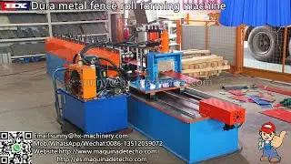 Dura metal fence roll forming machine