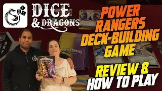 Dice and Dragons - Power Rangers Deck Building Game Review and How to Play